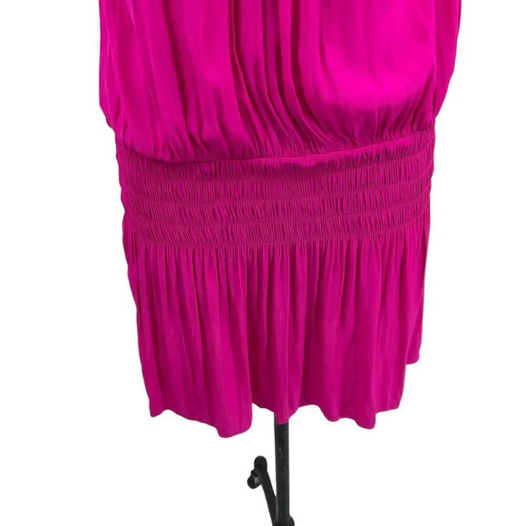 Ramy Brook Paris Sleeveless Dress in Wild Rose‎ Hibiscus Pink Size Medium - Picture 5 of 12